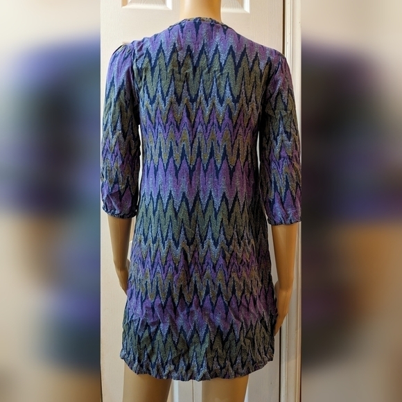 Pre-owned red camel girls extra large 3/4 sleeve shirt zigzag design, T3W - Picture 2 of 3